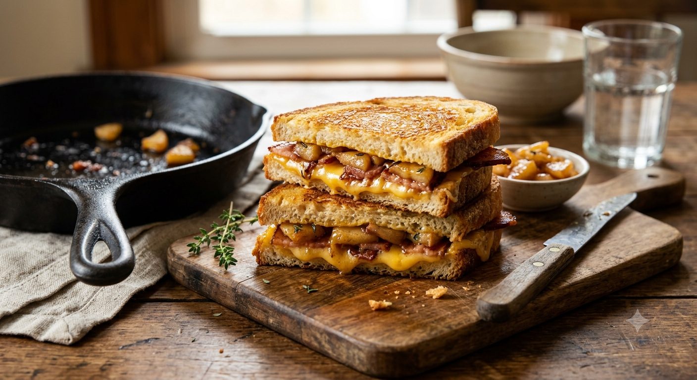 Apple Bacon Grilled Cheese